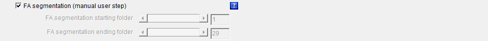 FA segmentation output