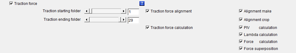 Traction force analysis